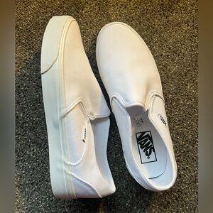 *BRAND NEW* Asher vans. Canvas true white.